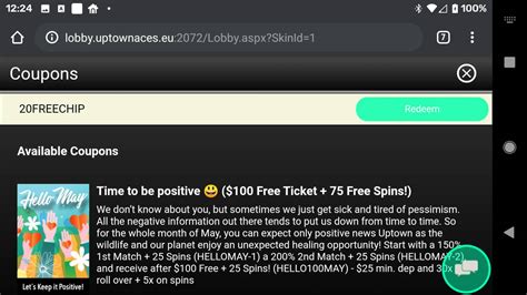 Uptown Aces No Deposit Bonus Codes Mar 2024.